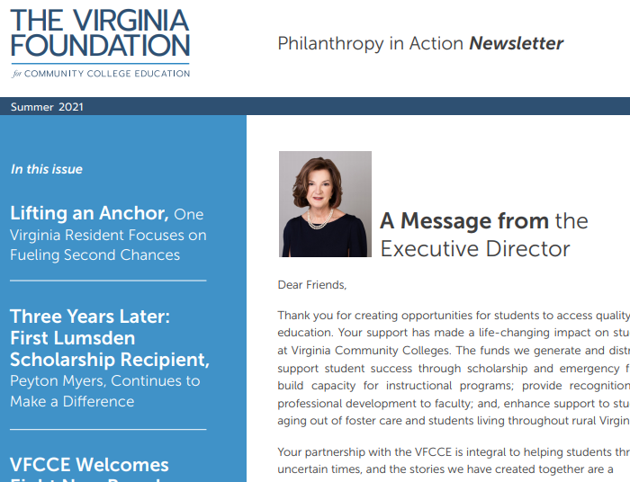 VFCCE Releases Summer Newsletter